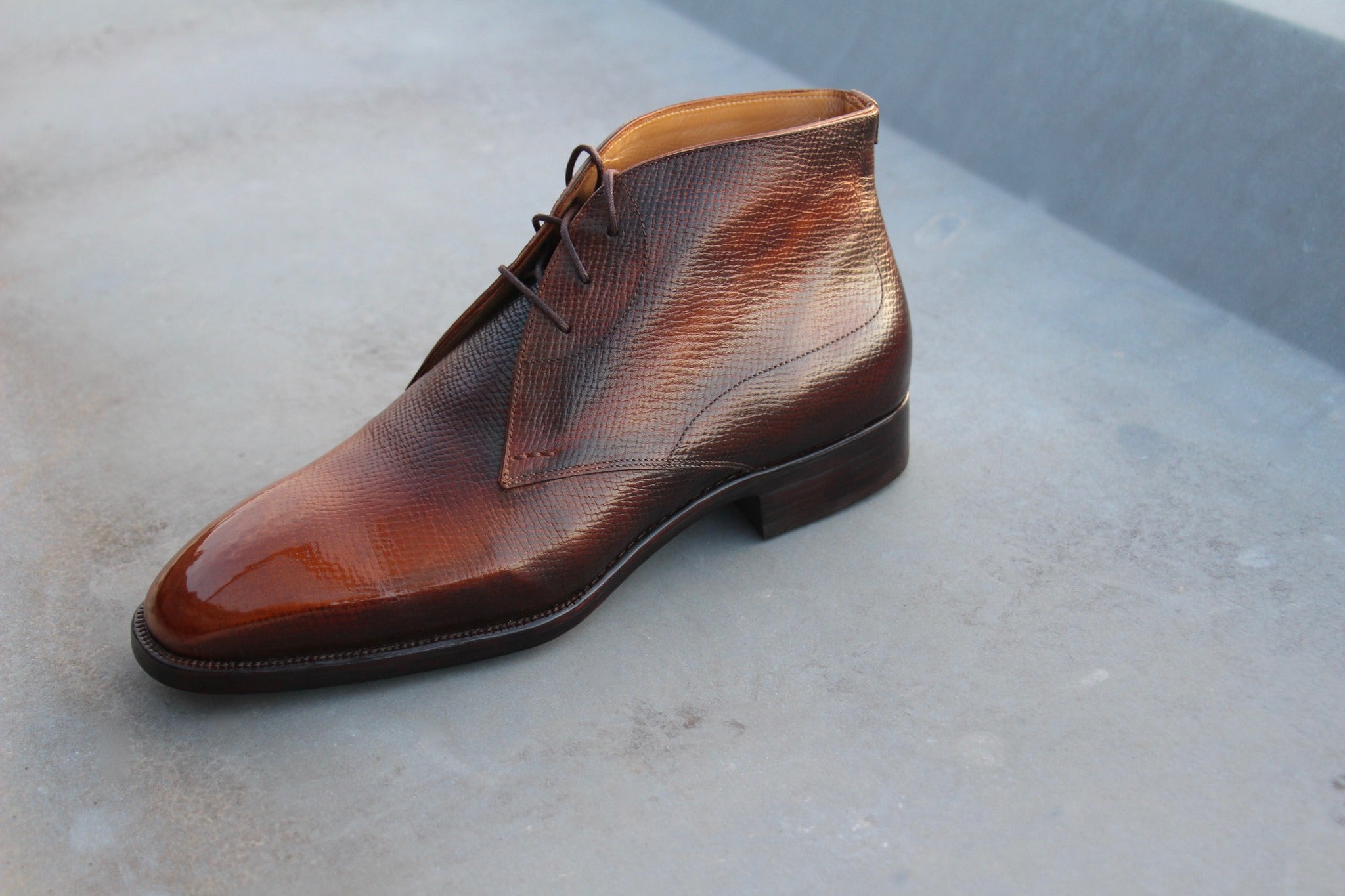 Lacour Chukka Boots Bespoke or  MTO Raptor Russian calf